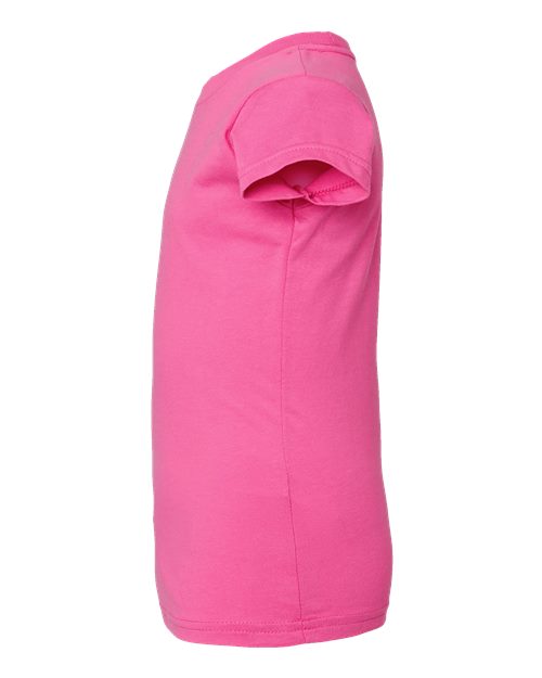 Toddler Girls Fine Jersey Tee | USA Decoration