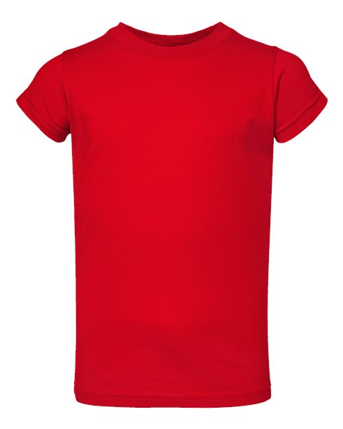 Toddler Girls Fine Jersey Tee | USA Decoration