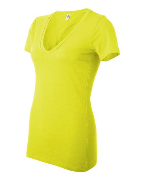 Women’s Jersey Deep V-Neck Tee | USA Decoration