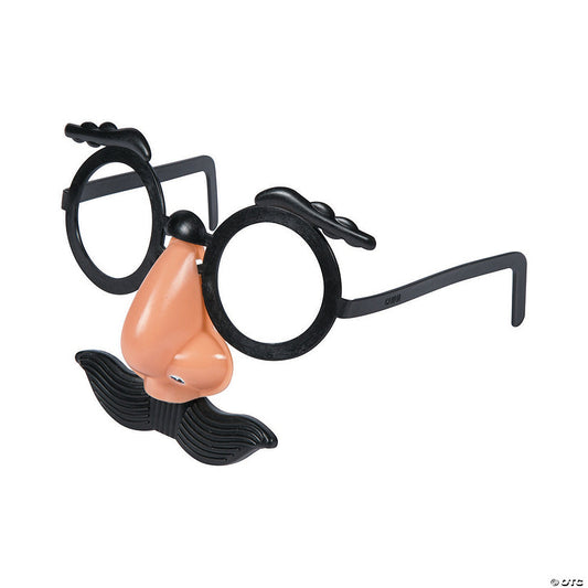 48 Piece(s): Bulk 48 Pc. Kids Nose, Eyebrows & Mustache Plastic Glasses | USA Decoration®