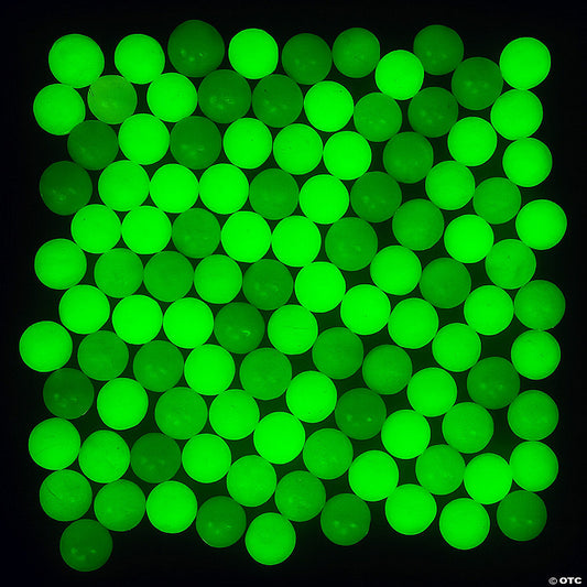 1" Bulk 144 Pc. Mini Neon Colors Glow-in-the-Dark Bouncy Balls | USA Decoration®