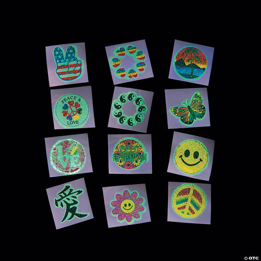 Bulk 72 Pc. Everyday Glow-in-the-Dark Temporary Tattoos | USA Decoration®