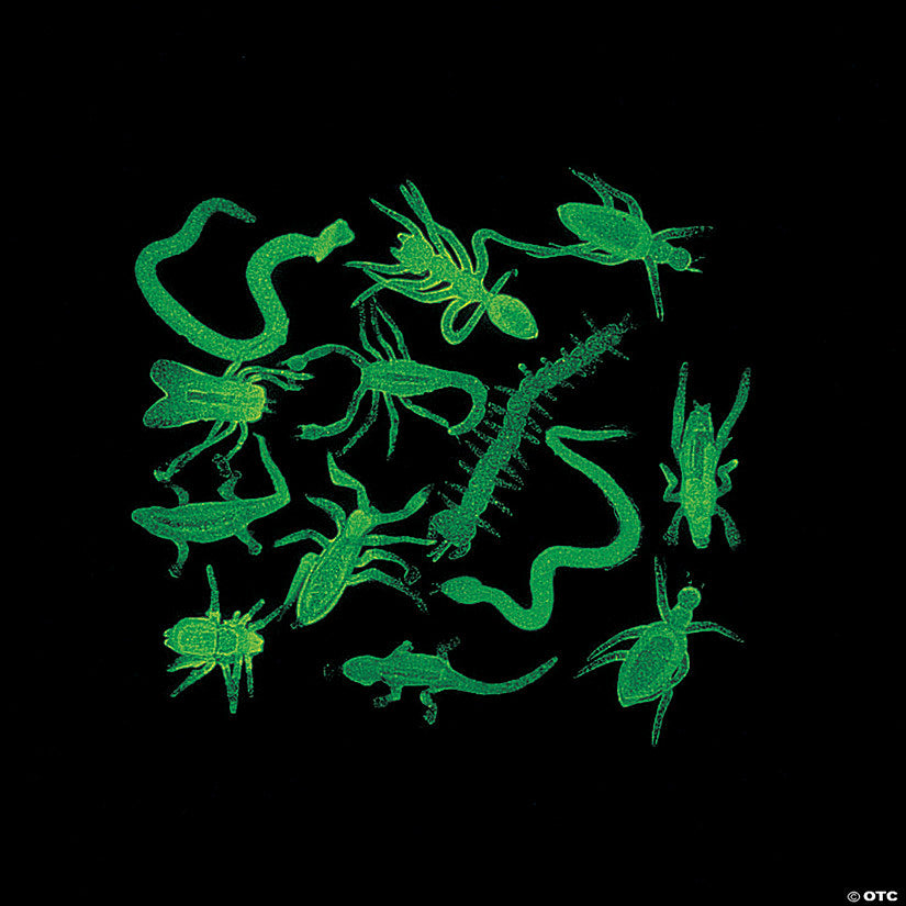 Bulk 144 Pc. Mini Glow-in-the-Dark Nature Assortment | USA Decoration®
