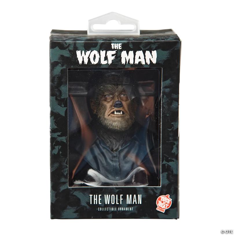 3 1/4" Chaney Entertainment’s The Wolf Man™ Mini Bust Collectible Ornament