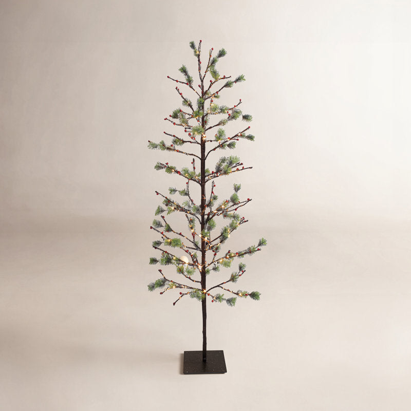 3' Pre-Lit Tropical Artificial Christmas Tree