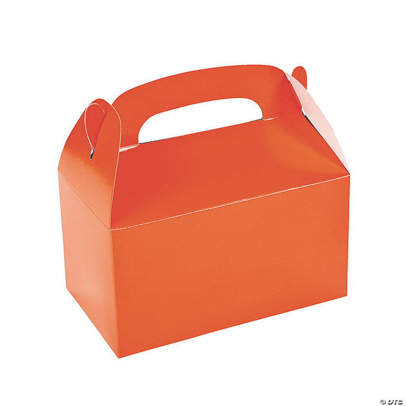 Orange Favor Boxes - 12 Pc. halloween