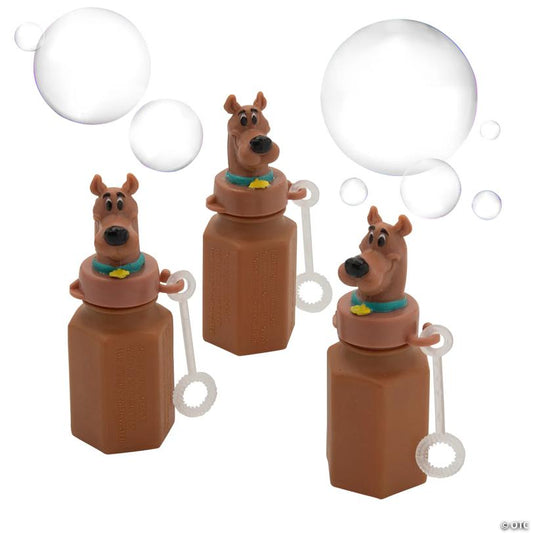 3" .6 oz. Scooby-Doo!™ Mini Bubble Bottles with Wand - 12 Pc.