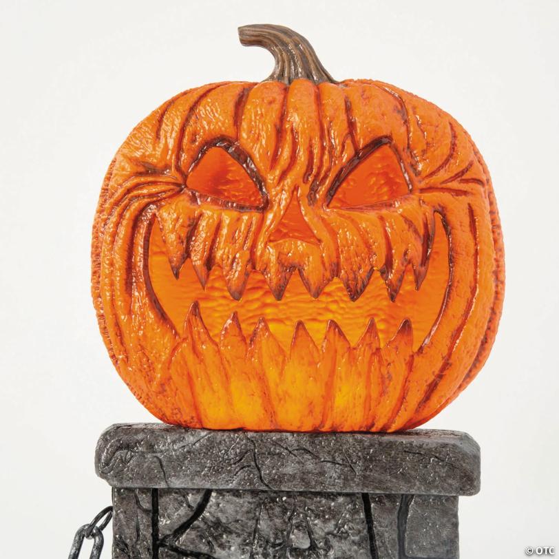 3 Ft. x 4 Ft. Pumpkin Fence Halloween Decoration
