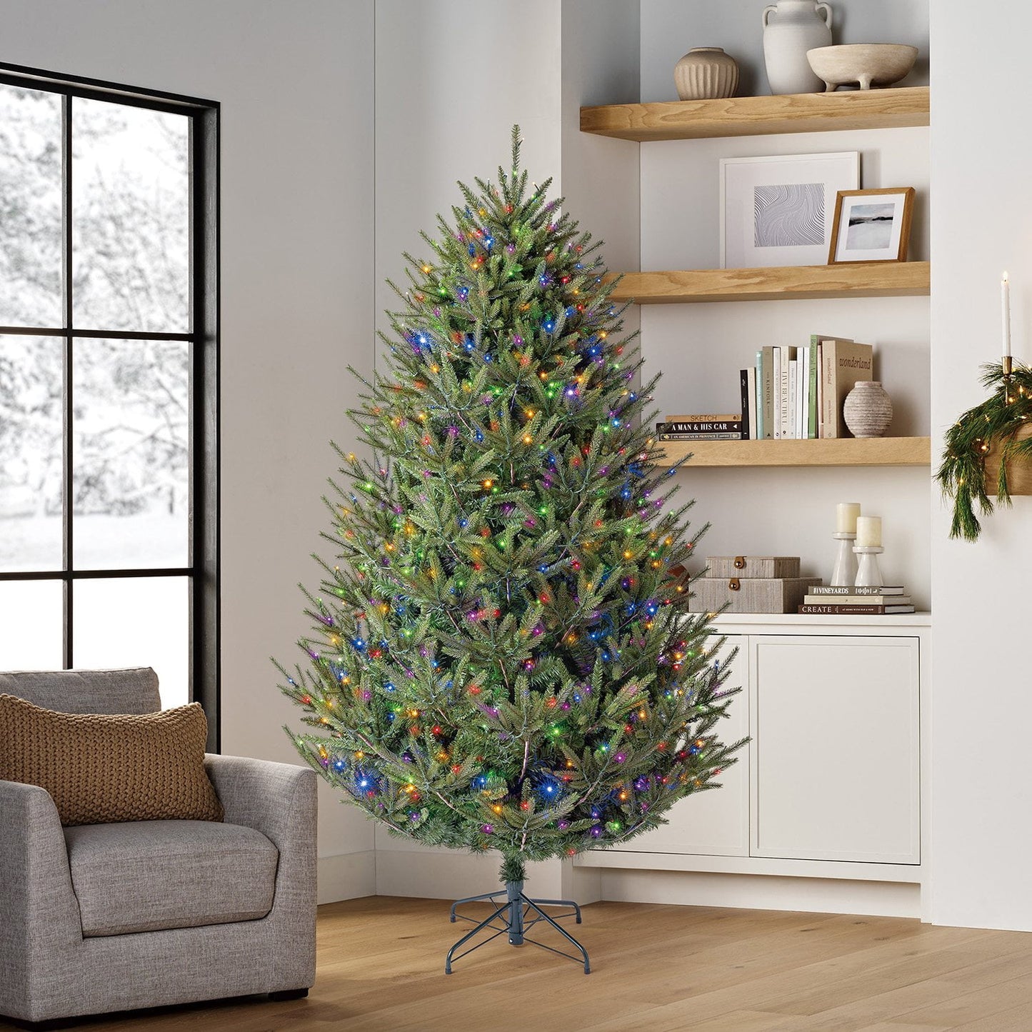 Member's Mark 7.5' Duchess Fir Pre-Lit Christmas Tree | USA Decoration®