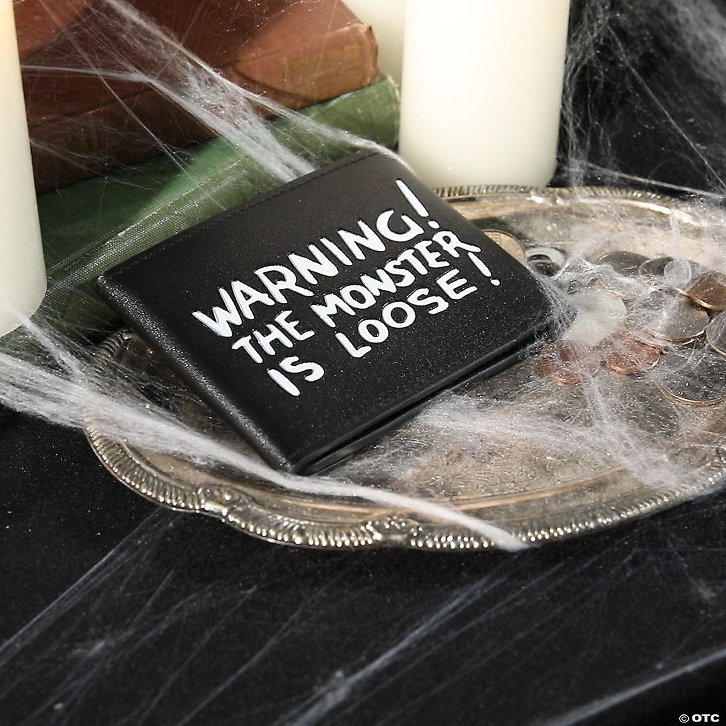 4 1/2" x 3 1/2" Universal Classic Monsters Frankenstein™ Black Leather Wallet | USA Decoration®