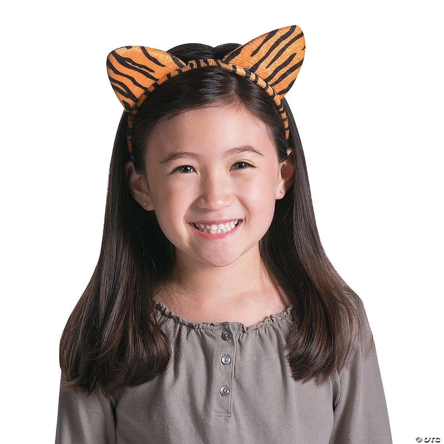 4 3/4" Plush Zoo Animal Ear Wild Patterns Headbands - 12 Pc. | USA Decoration®