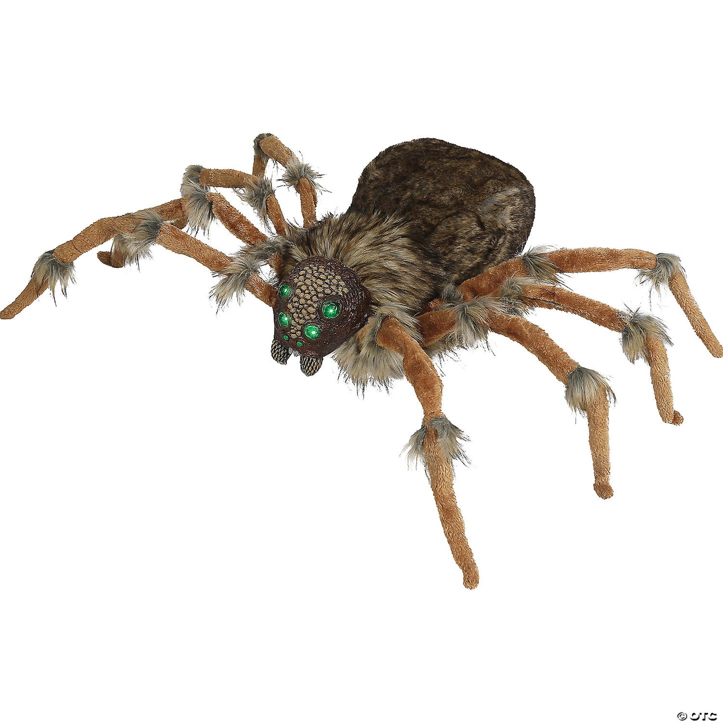4 Ft. 5" Deluxe Light-Up Furry Wolf Spider Halloween Decoration | USA Decoration®