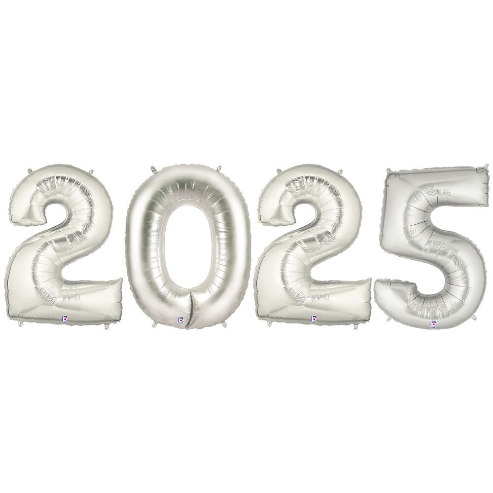 Foil Balloon 2025 Megaloon Numbers Kit