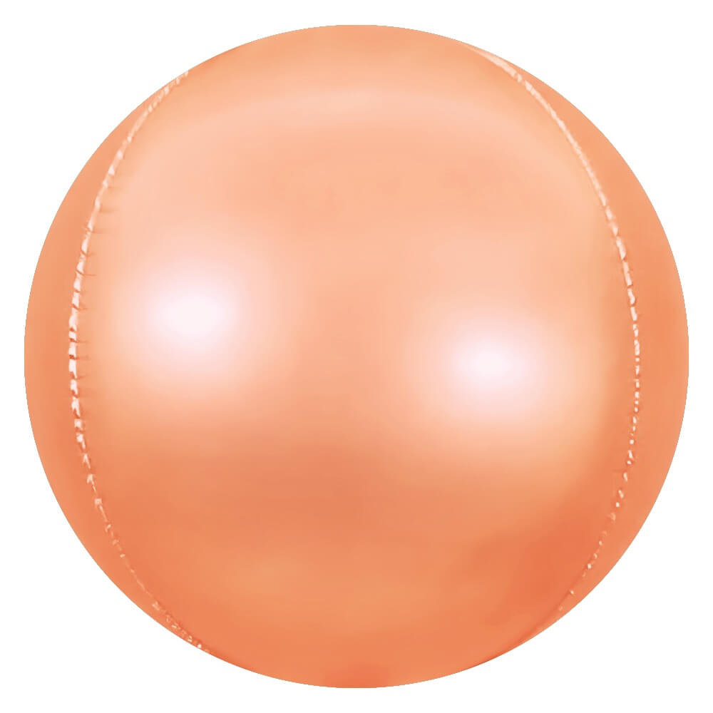 3D SPHERE - SATIN PEARL PEACH | USA Decoration®