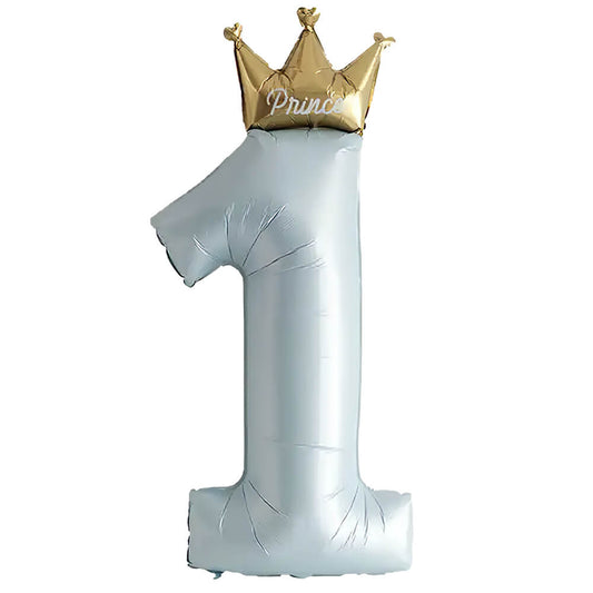 40 inch PRINCE CROWN BLUE NUMBER 1 | USA Decoration®