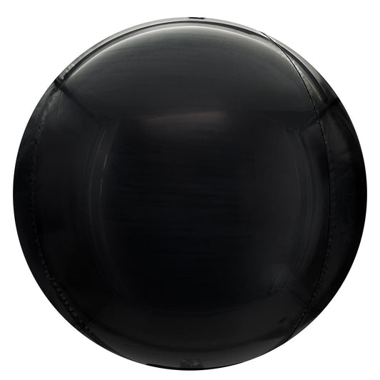 7 inch MIRROR MATTE BALLOON - BLACK | USA Decoration®
