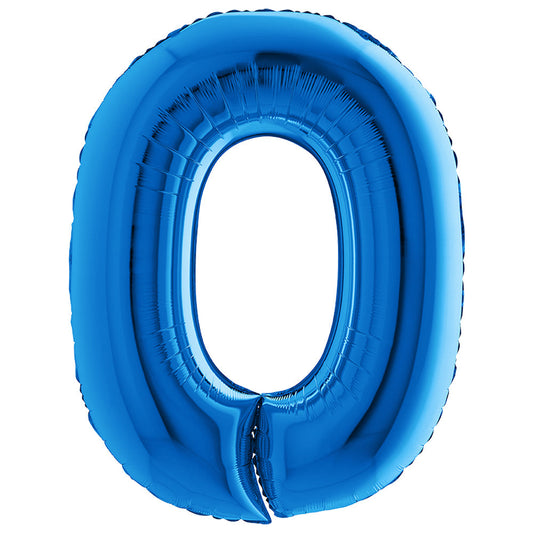 40 inch NUMBER 0 - BLUE | USA Decoration®