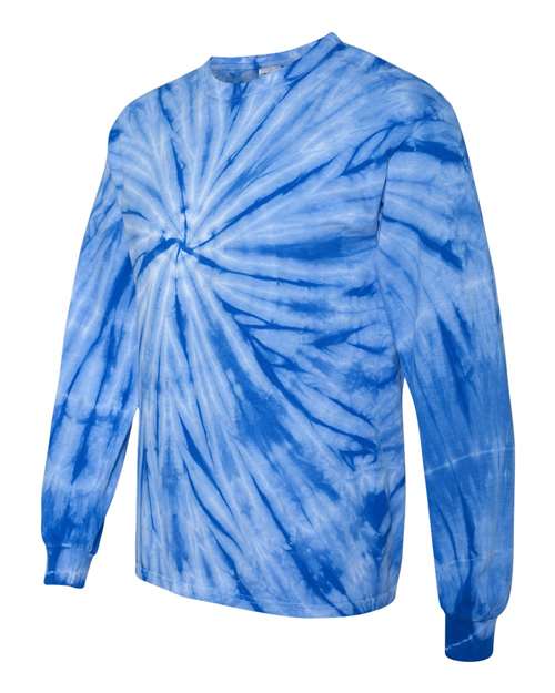 Cyclone Pinwheel Tie-Dyed Long Sleeve T-Shirt | USA Decoration