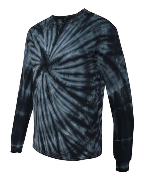 Cyclone Pinwheel Tie-Dyed Long Sleeve T-Shirt | USA Decoration