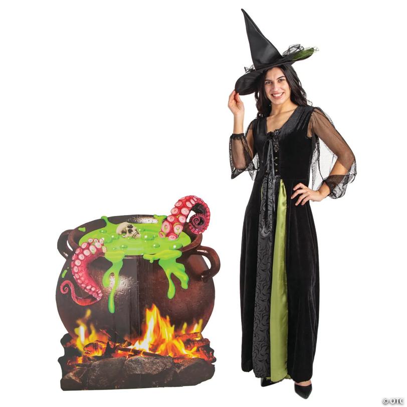 40" Cauldron Cardboard Cutout Stand-Up Halloween Decoration