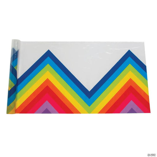40 Ft. Rainbow Pattern Bunting Roll | USA Decoration®