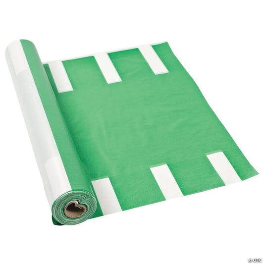 40" x 100 ft. Football Field Disposable Plastic Tablecloth Roll | USA Decoration®