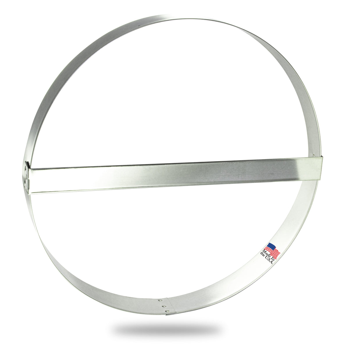 Extra Large Round Circle With Brace Cookie Cutter 8 in B1211