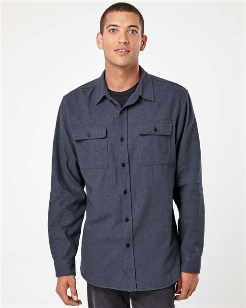 Solid Flannel Shirt | USA Decoration