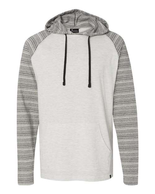 Yarn-Dyed Hooded Raglan Long Sleeve T-Shirt | USA Decoration