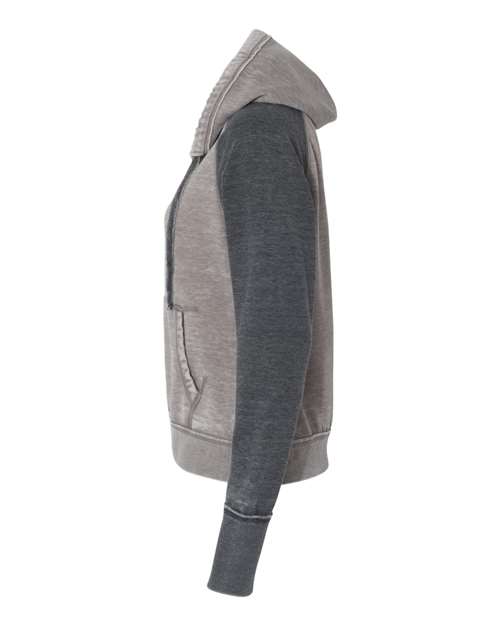 Women's Zen Fleece Raglan Hooded Sweatshirt | USA Decoration