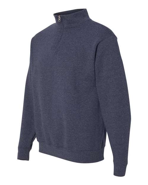 Nublend® Cadet Collar Quarter-Zip Sweatshirt | USA Decoration