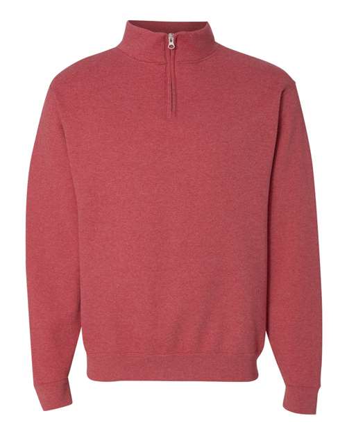 Nublend® Cadet Collar Quarter-Zip Sweatshirt | USA Decoration