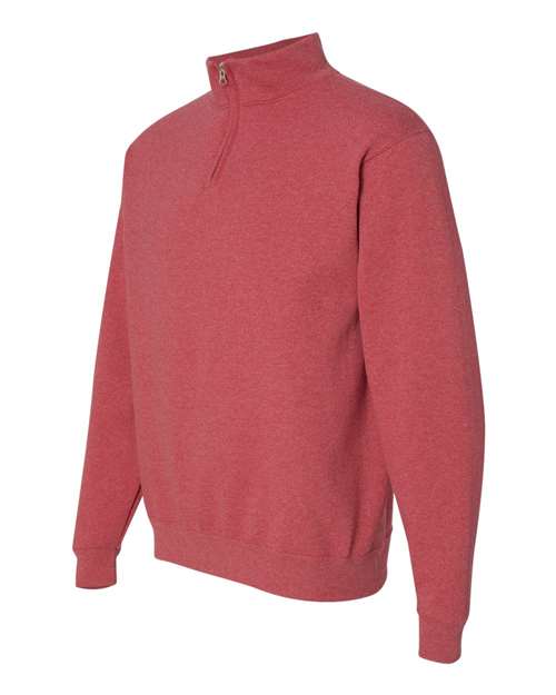 Nublend® Cadet Collar Quarter-Zip Sweatshirt | USA Decoration