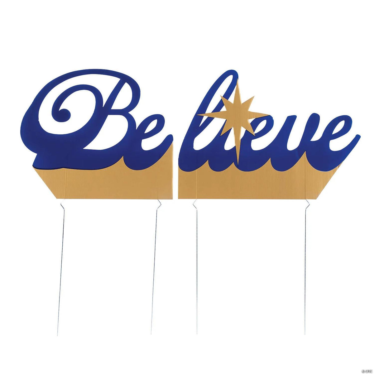 41" x 16" Believe Yard Sign