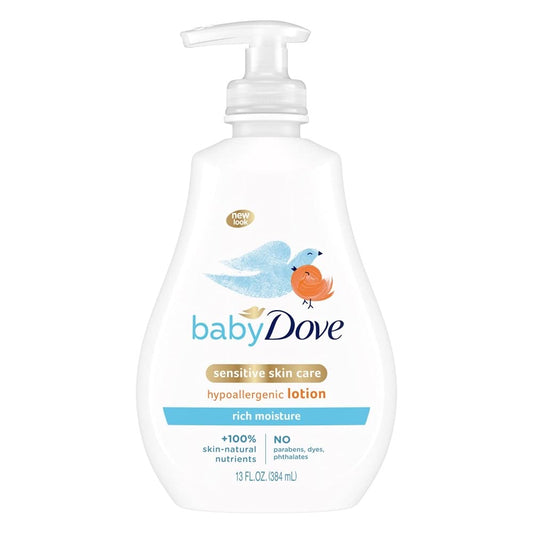 Baby Lotion Rich Moisture 13oz 2 Pack Hypoallergenic Gentle Hydration