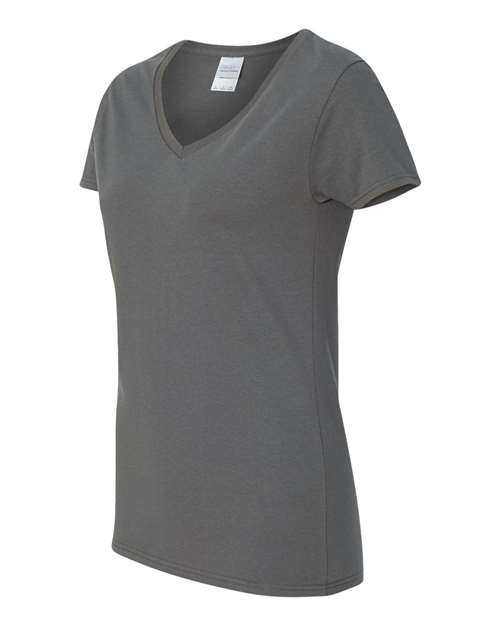 Heavy Cotton™ Women’s V-Neck T-Shirt | USA Decoration