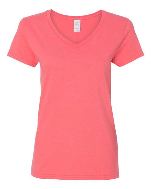 Heavy Cotton™ Women’s V-Neck T-Shirt | USA Decoration