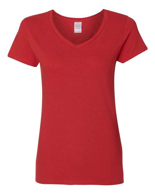 Heavy Cotton™ Women’s V-Neck T-Shirt | USA Decoration