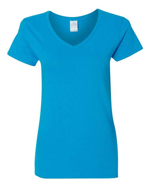 Heavy Cotton™ Women’s V-Neck T-Shirt | USA Decoration