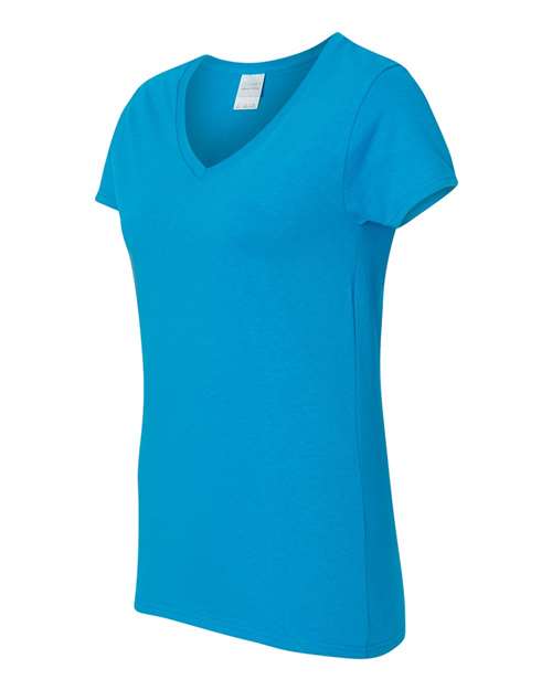 Heavy Cotton™ Women’s V-Neck T-Shirt | USA Decoration
