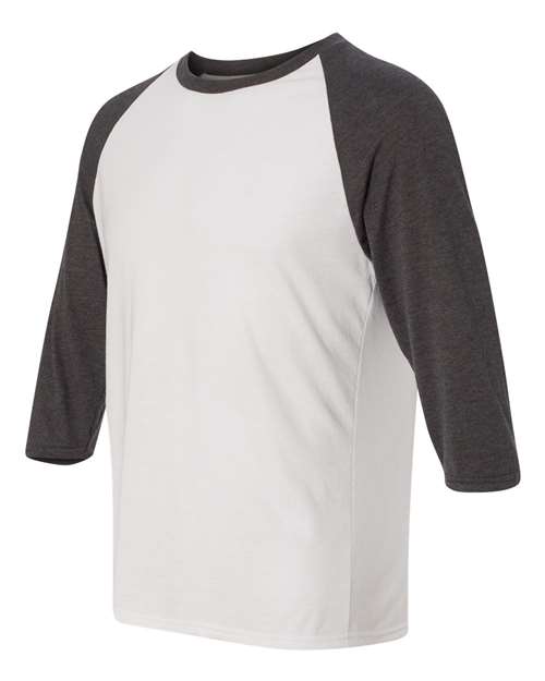 Triblend Raglan Three-Quarter Sleeve T-Shirt | USA Decoration