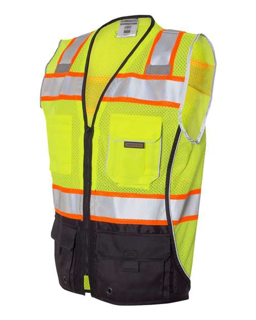 Premium Black Series® Black Bottom Class 2 Vest | USA Decoration