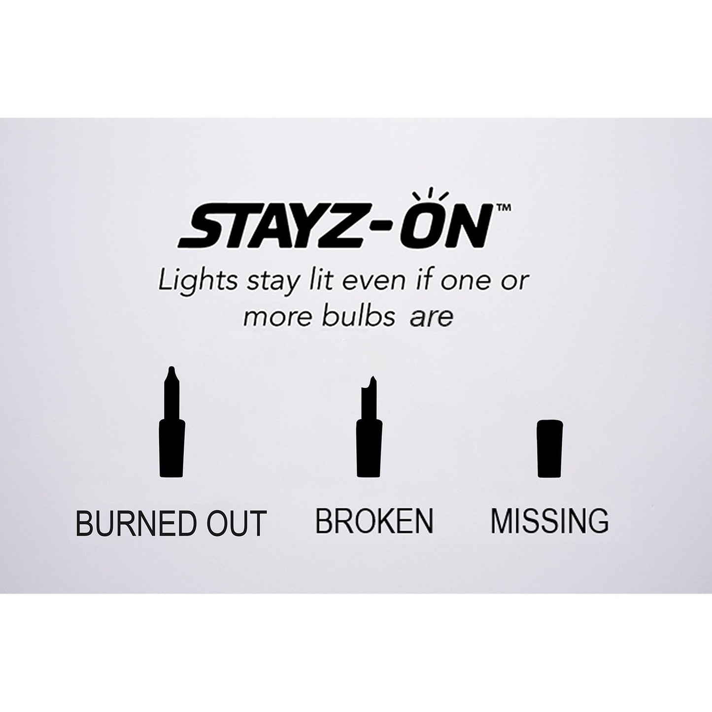 Member's Mark 200ct Stayz-On LED Mini Lights, 50' Lighted Length | USA Decoration®