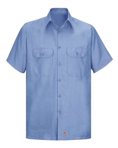 Ripstop Short Sleeve Work Shirt | Durable 65/35 Poly/Cotton | USA Decoration