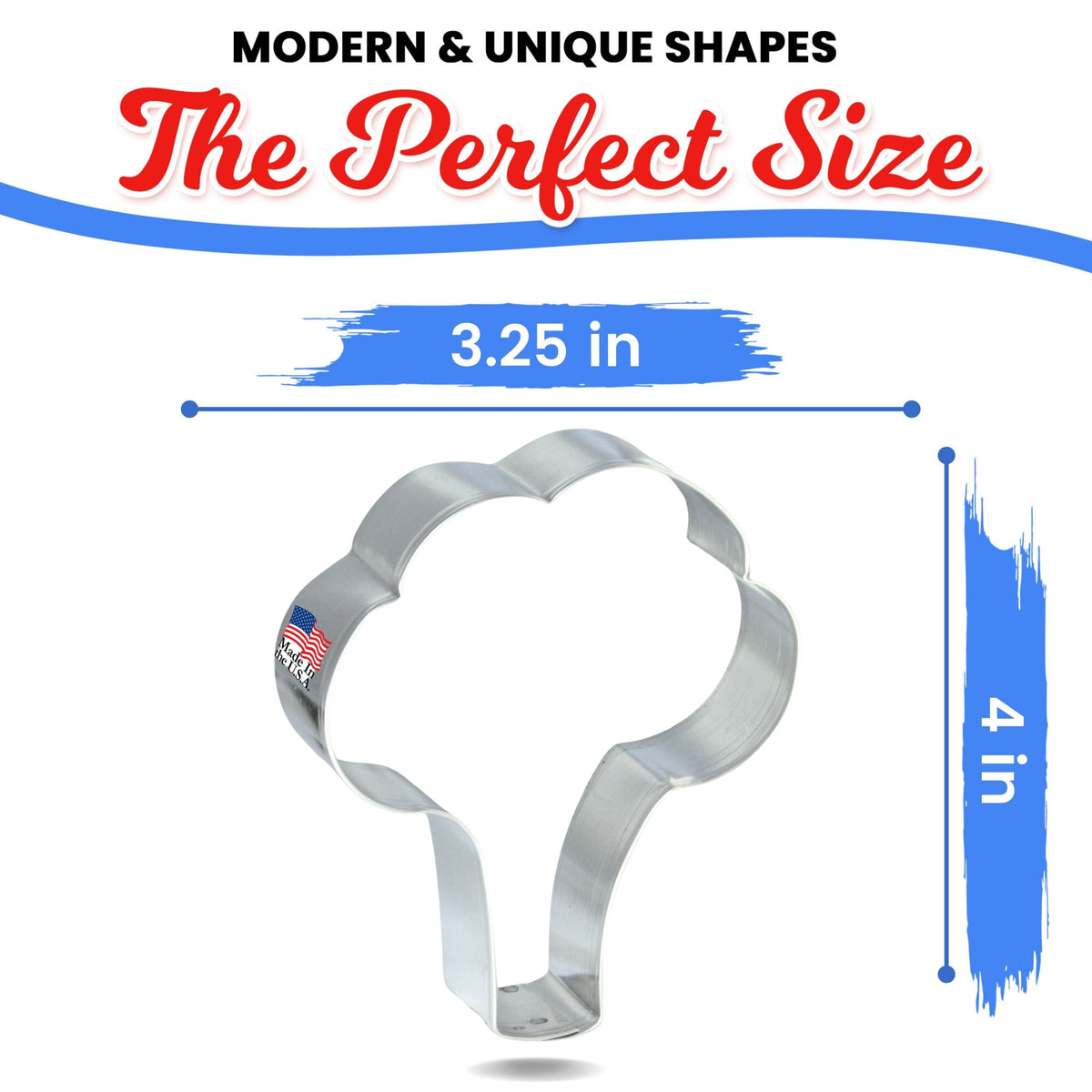 Bouquet, Tree, Broccoli Cookie Cutter 4" B1012