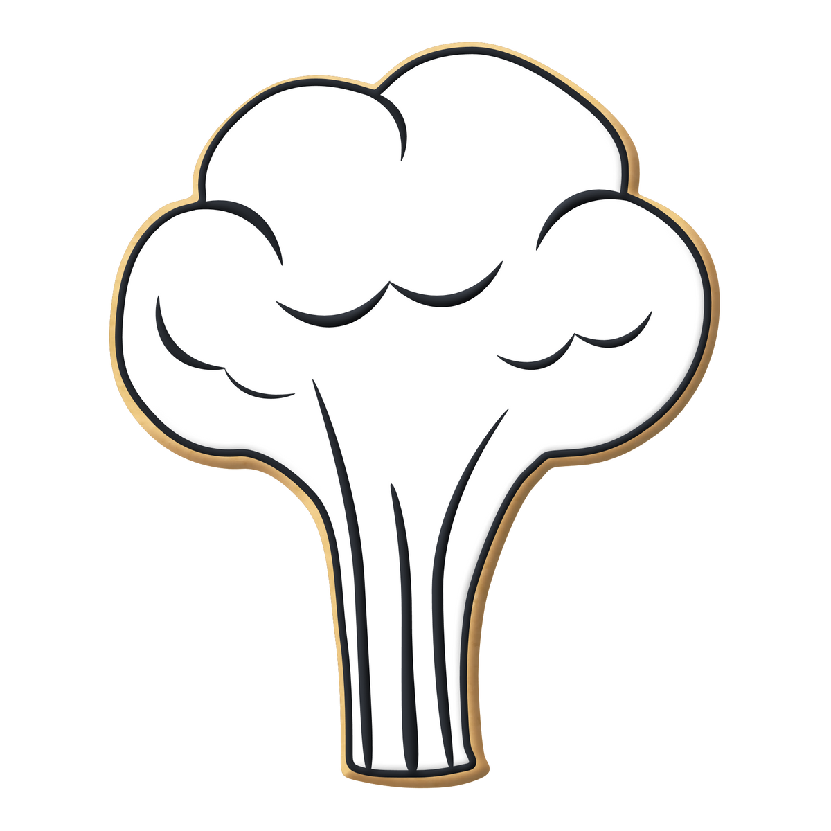 Bouquet, Tree, Broccoli Cookie Cutter 4" B1012