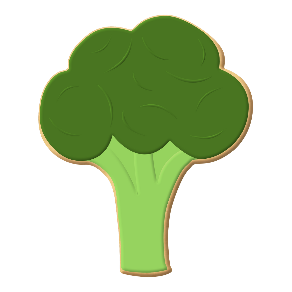 Bouquet, Tree, Broccoli Cookie Cutter 4" B1012