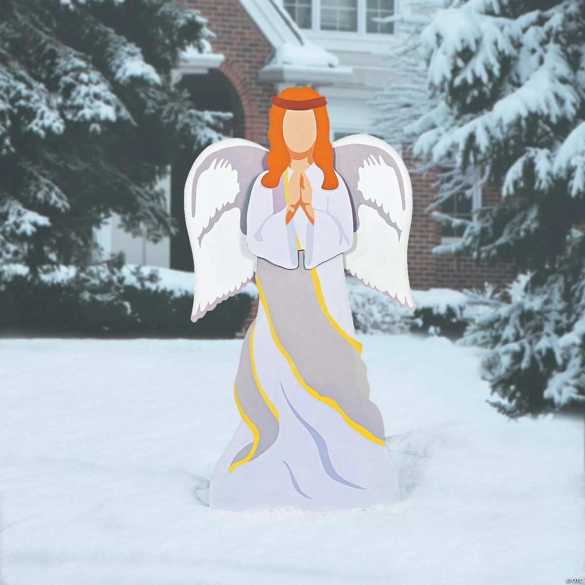 43-inch angel outdoor Christmas yard decoration