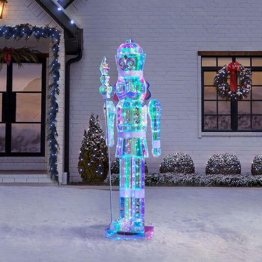 Member's Mark 6' Pre-Lit Prismatic Nutcracker | USA Decoration®