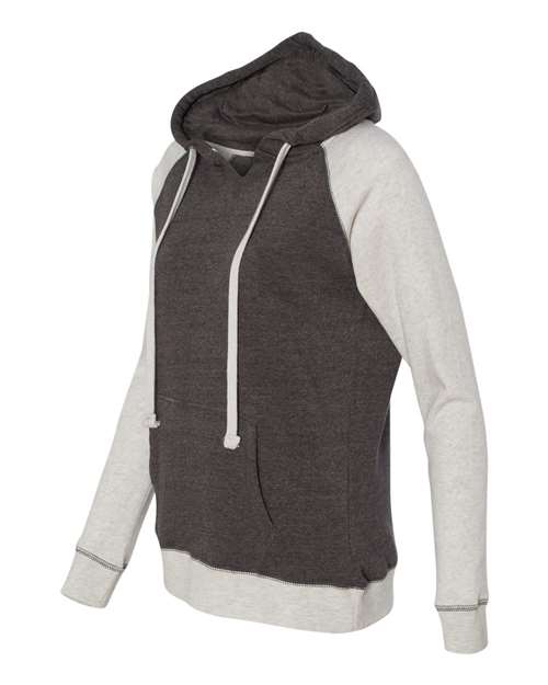 Women’s Harper Raglan Hooded Sweatshirt | USA Decoration
